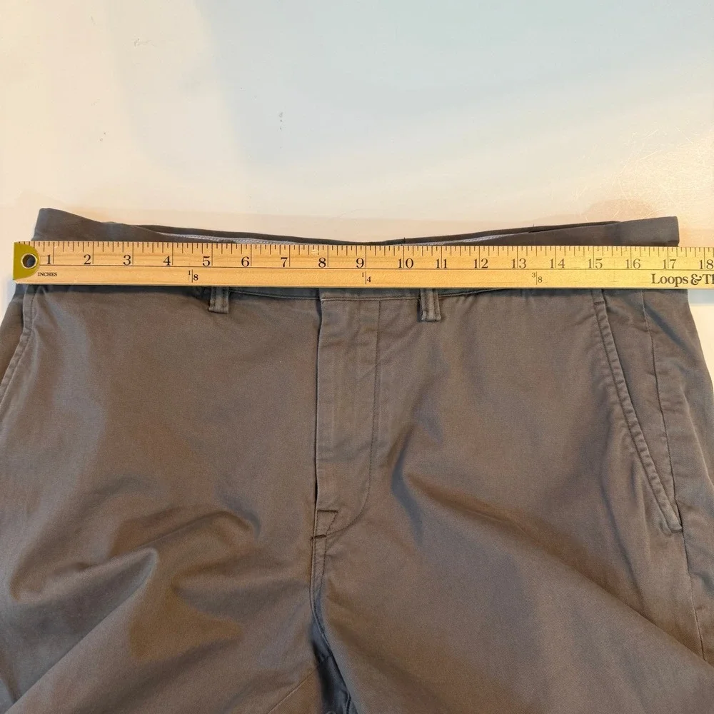 Polo Ralph Lauren‎ Chino Pants Grey Stretch Straight Fit Preppy Classic 34/32